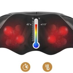 تفاصيل جهاز تدليك الرقبة والظهر الكهربائي – تصميم عصري ومريح للاستخدام اليومي