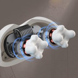 موتور جهاز تدليك الرقبة والظهر الكهربائي مع 8 عقد ثلاثية الأبعاد