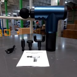جهاز مساج Fascia Gun RH-320 مع 4 رؤوس مختلفة ودليل الاستخدام وكابل الشحن