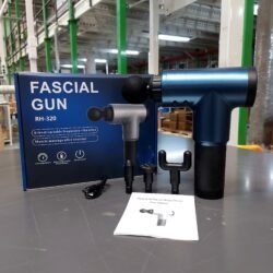 جهاز تدليك Fascia Gun RH-320 مع العلبة والرؤوس الأربعة ودليل الاستخدام